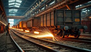 Les spécificités de la manutention par wagon de fret sur rails en usine