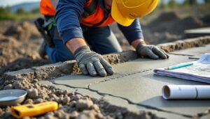Techniques de stabilisation pour une fondation en béton sur terrain argileux