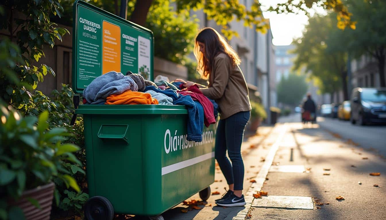 Où trouver des conteneurs pour déposer des vêtements près de chez vous