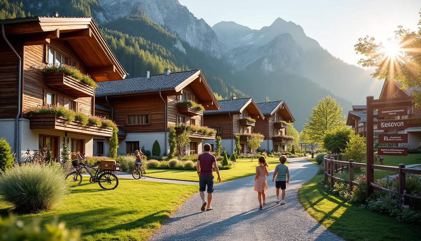 Illustration: Comment s’organisent les hébergements au village Les Tavaillons ?