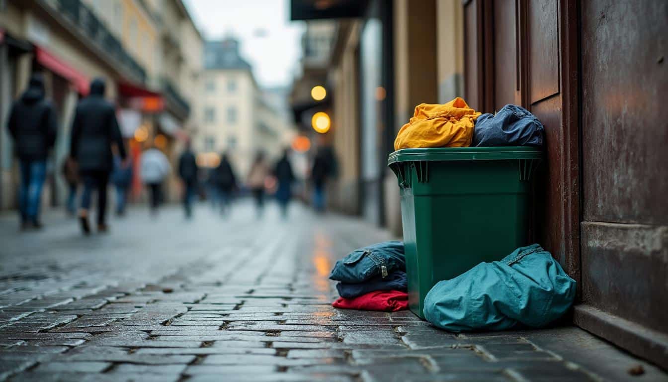 Où trouver un conteneur à vêtements ouvert actuellement près de chez vous
