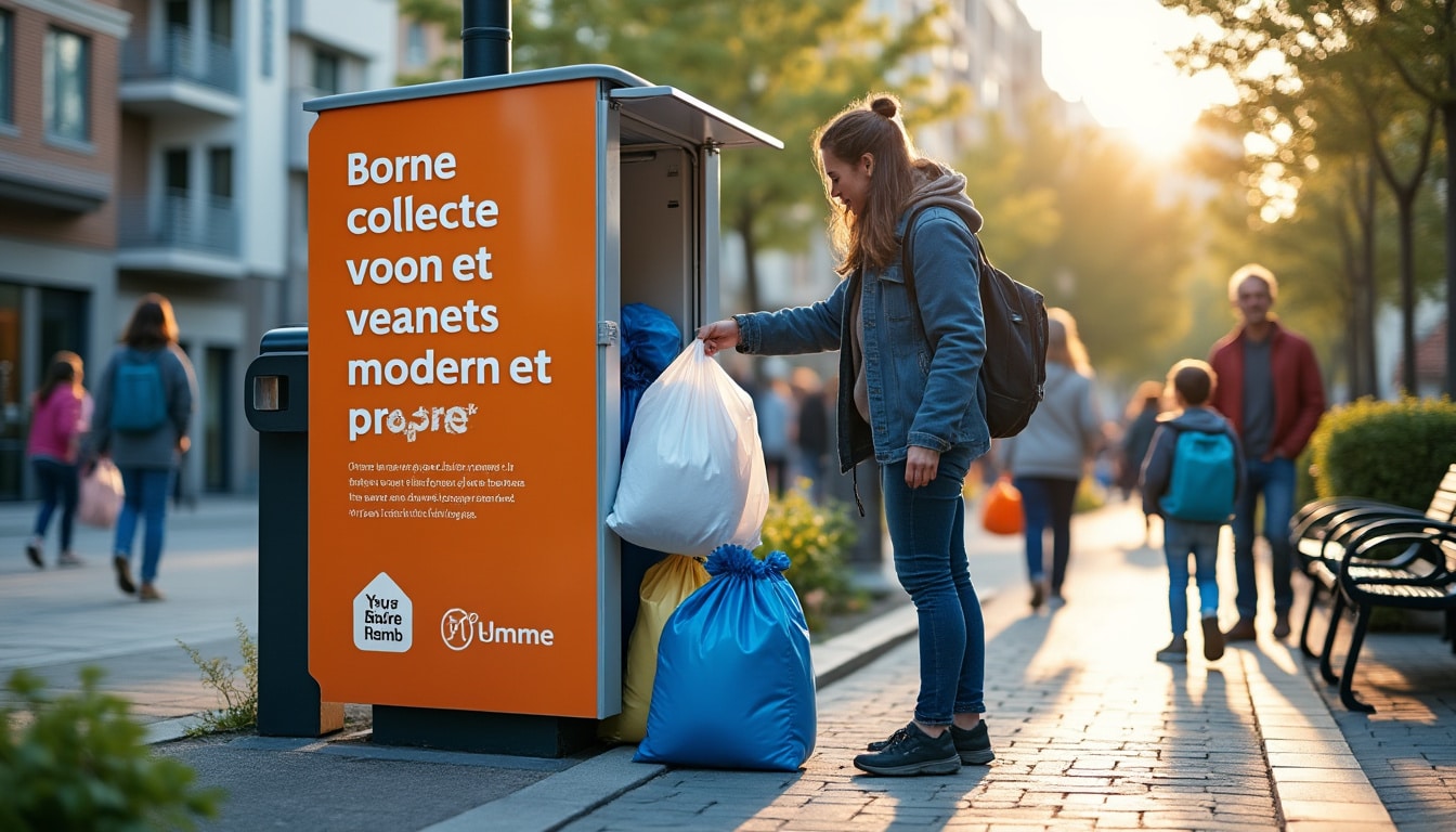 Illustration: Comprendre les bornes dédiées à la récupération de textile