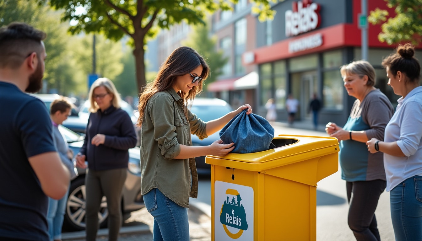 Illustration: Pourquoi opter pour un conteneur Le Relais pour déposer vos vêtements près de chez vous ?