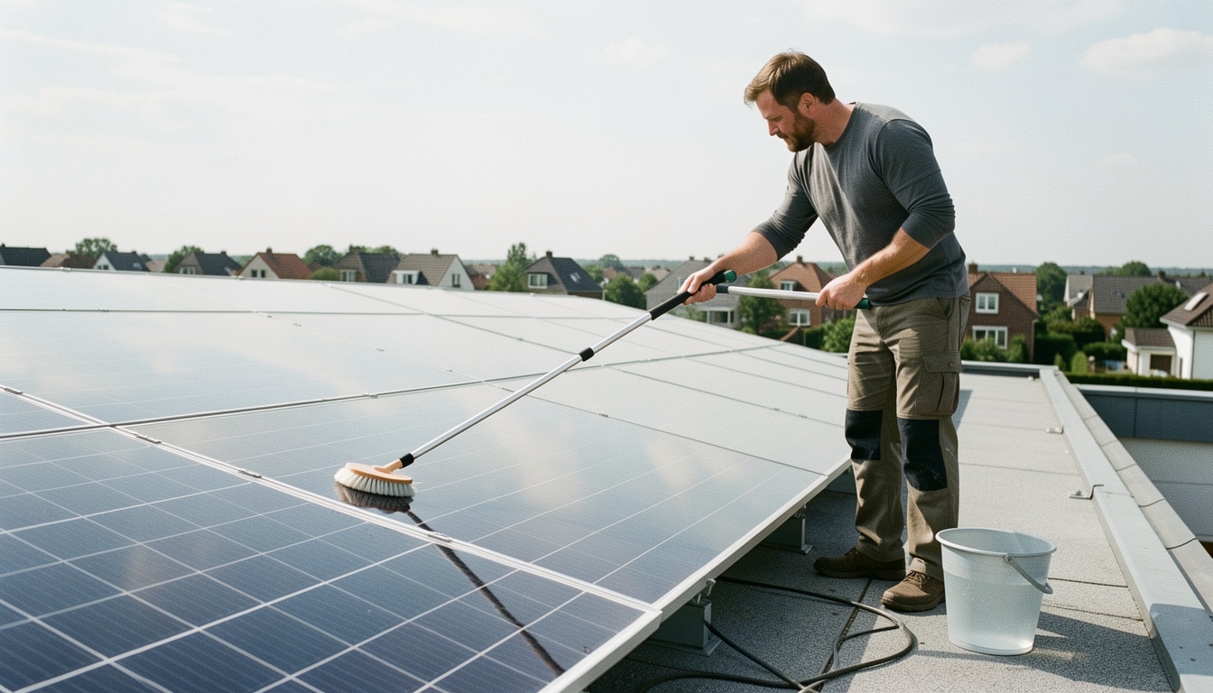 Comment nettoyer ses panneaux solaires sans les abîmer