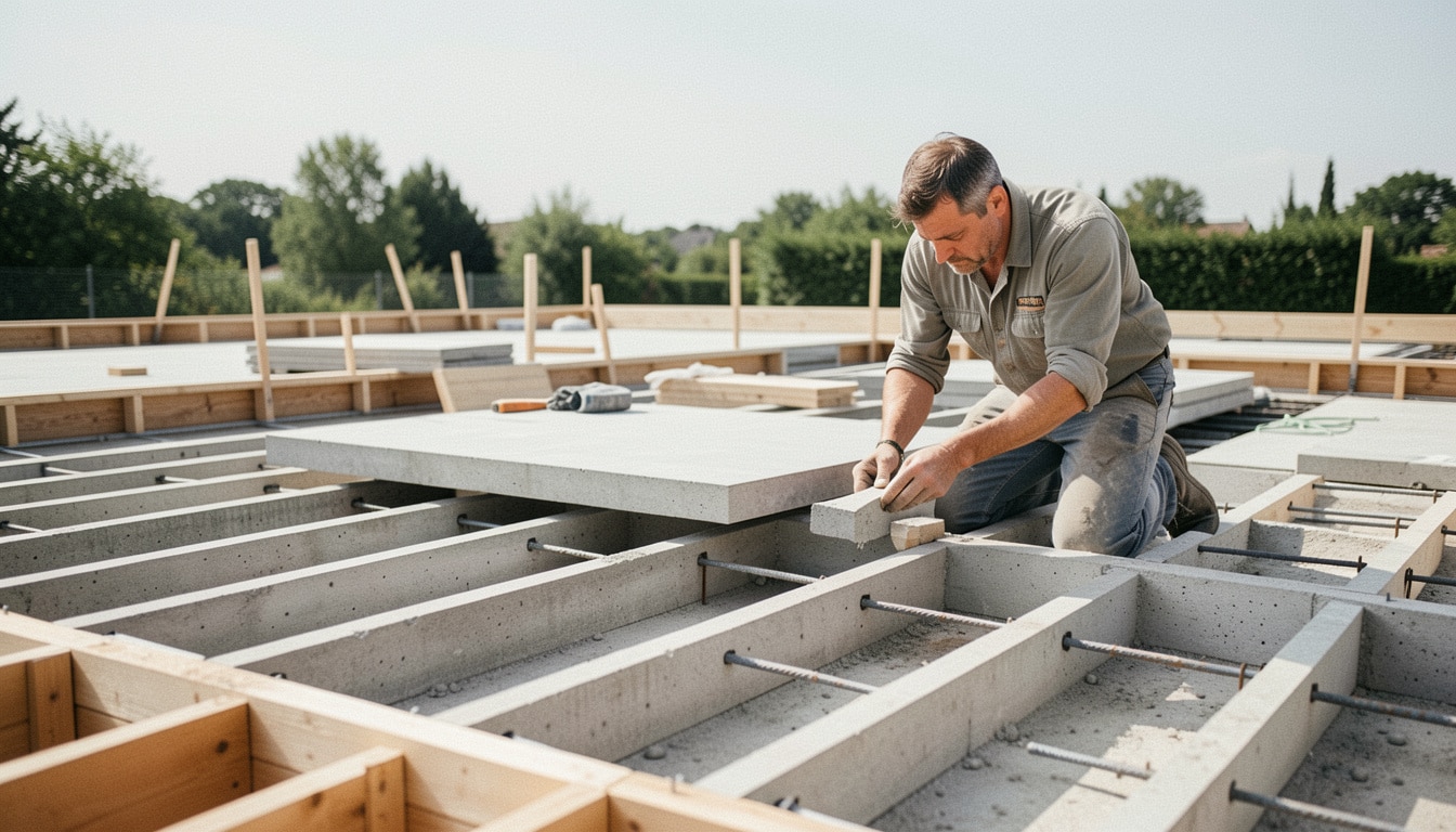 Le plancher hourdis en béton expliqué simplement