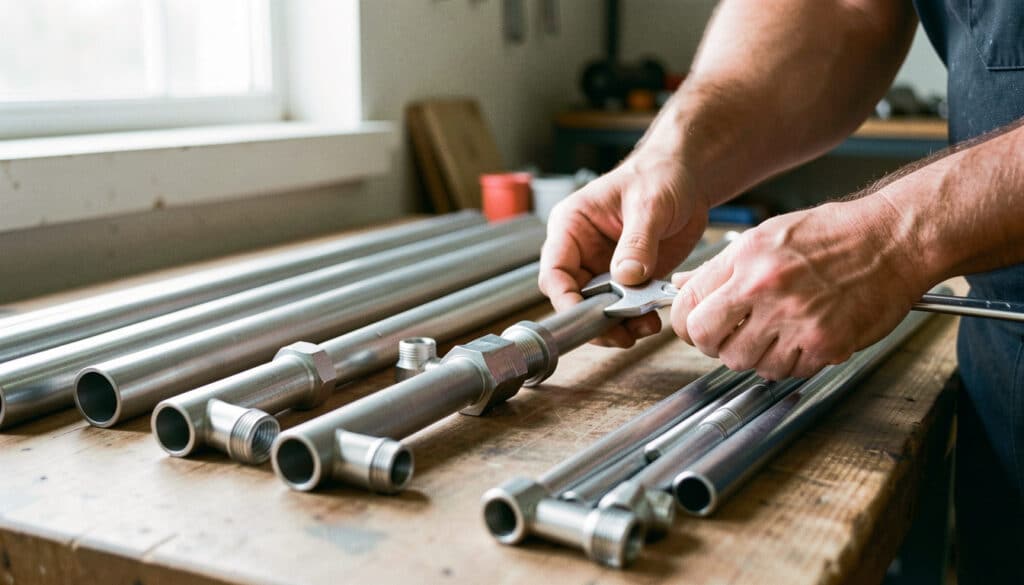 Raccords pour tubes en acier : bien choisir et monter