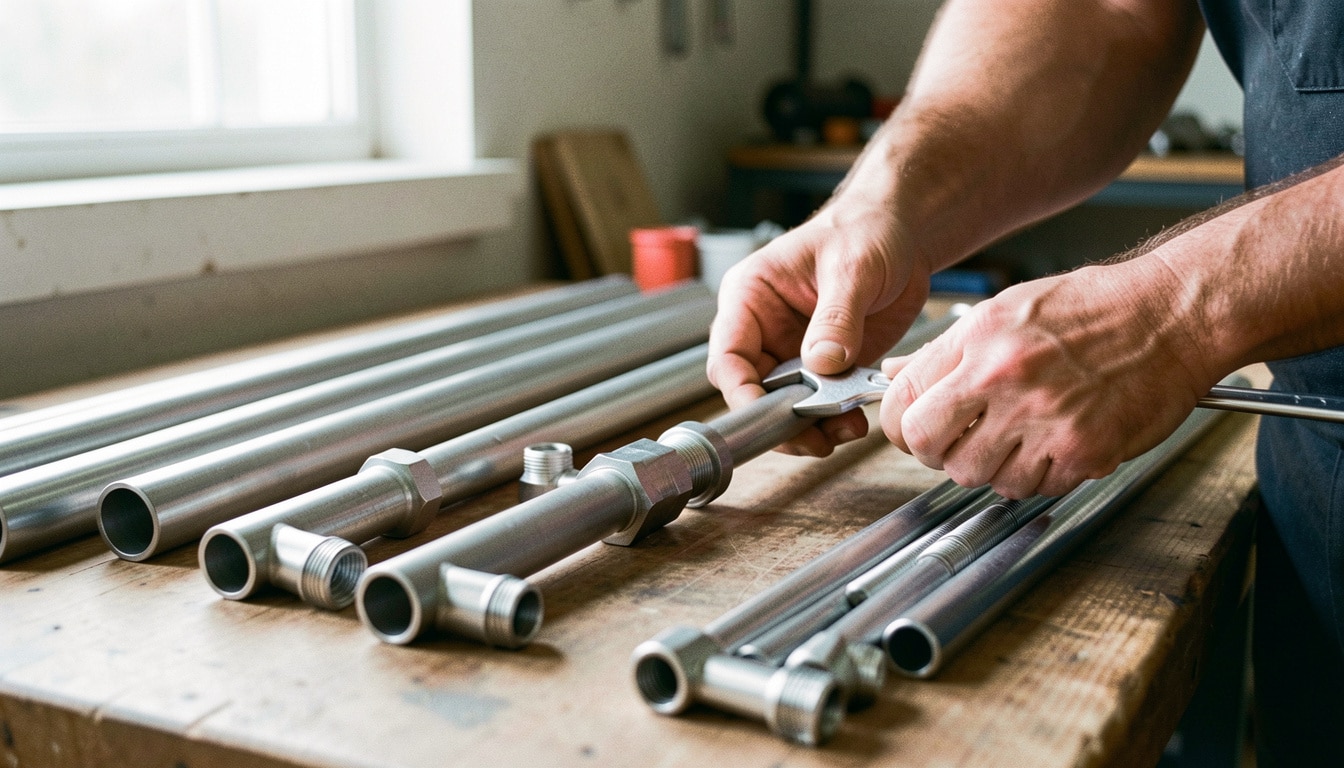 Raccords pour tubes en acier : bien choisir et monter