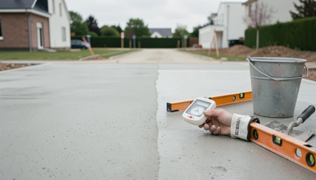 Temps de séchage du béton selon les travaux à faire